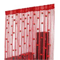 【CC】☌  Door String Curtain Window Thread Hanging  Valance Divider for party bedroom wedding