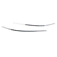 【 Cw】front Bumper Trim Molding 21 21สำหรับ -Benz W204 C300 C350 2008 2009 2010 2011