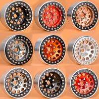 2-4PCS CNC Aluminum Alloy 1.9 Beadlock Wheel Rim for 1/10 RC Crawler Car Axial SCX10 90046 AXI03007 Yikong  VS4-10 Redcat Gen8