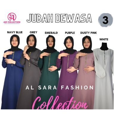 （A So Cute） มีการ S-4XL JUBAH Kosong/jubah Muslimah/nursing FRIENDLY /Abaya Umrah/jubah Haji/jubah PLAIN SIMPLE ชุดเดรสธรรมดา