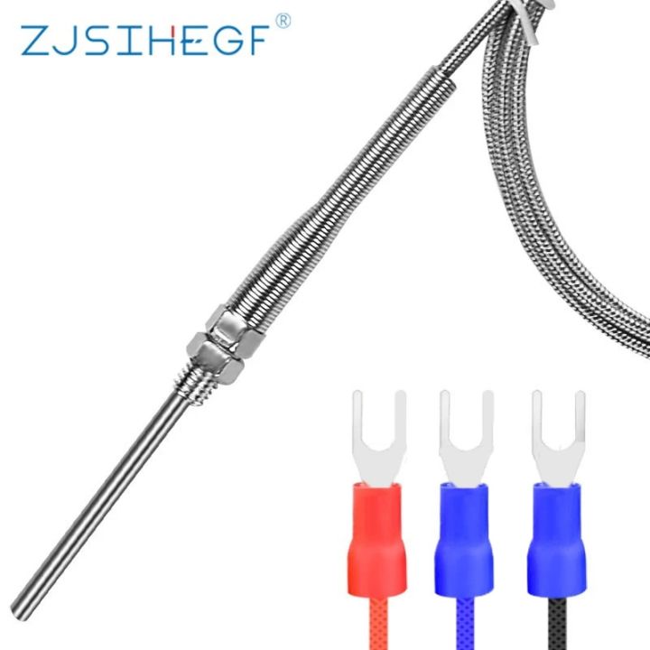 2m-stainless-steel-rtd-pt100-temperature-sensor-probe-thermal-thermocouple-tester-detector-m8-thread-industrial-sensor