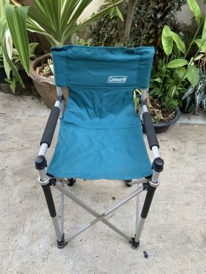 สินค้าพร้อมส่ง เก้าอี้แคมป์ปิ้ง โคลแมนเก้าอี้เด็กกัปตัน สีเขียว ( Kids Slim Captain Chair Green)