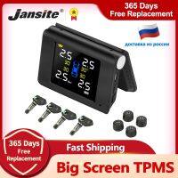 【LZ】¤♛  Jansite-Wireless Car Tire Sistema de Monitoramento de Pressão Intelligent Solar Power Display LED 4 built-in ou sensor externo TPMS