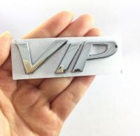 โลโก้ วีไอพี แต่งรถยนต์ ชุบโครเมี่ยม VIP letter logo badge car logo accessory