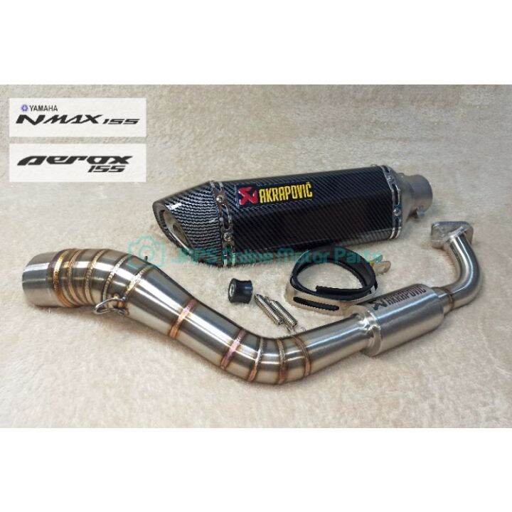 RT Akrapovic SC Project Full System Exhaust Pipes for NMAX V2 V2.1 2020 ...