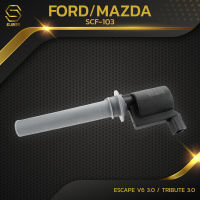 คอยล์จุดระเบิด FORD ESCAPE 3.0 V6 DURATEC / MAZDA TRIBUTE 3.0 AJ ตรงรุ่น 100% - SCF-103 - SURES MADE IN JAPAN - คอยล์หัวเทียน คอยล์ไฟ ฟอร์ด เอสเคป มาสด้า ทริบิวต์ 1L8E-12A366