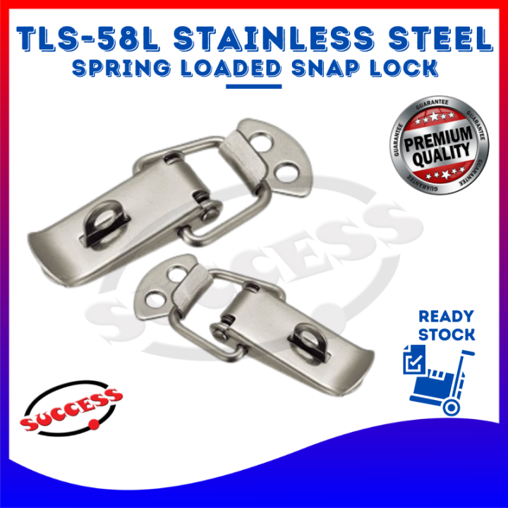SUCCESS TLS58L SUS304 Stainless Steel Snap Lock Spring Loaded Toggle