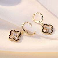 Clovers ear clip earrings new show thin 2023 high-end earrings female temperament senior niche luxury eardrop --ckjz230713▧