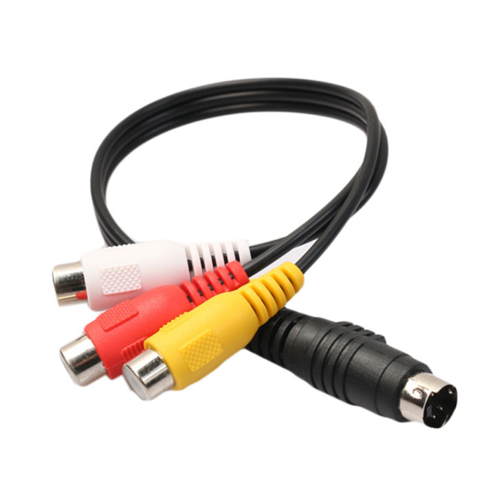 4-pin-s-video-เป็น3คอมโพสิต-rca-สายวิดีโอ28ซม-11นิ้วคอมโพสิตวิดีโอสัญญาณเสียงสายพ่วงแกนทองแดงสำหรับคอมพิวเตอร์แล็ปท็อป