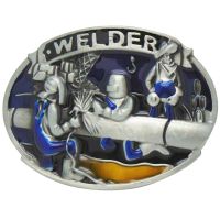 Mens Welder Belt Buckles 40mm Western Cowboys Oval Engineer Workers Brand Design Ebillas Para Cinturones Hombre Dropshipping Belts