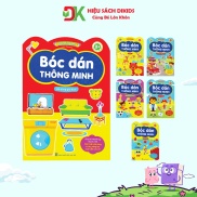 Sách - Bóc dán thông minh Phát triển khả năng tư duy cho bé 6 cuốn