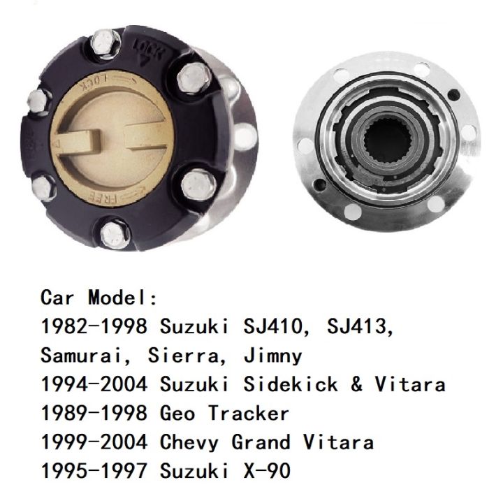 for-suzuki-samurai-sj413-mechanical-hubs-free-wheel-locking-hubs-vitara-jimny-sj410-x90-escudo-sierra-alloy-4381060a00-26-spline