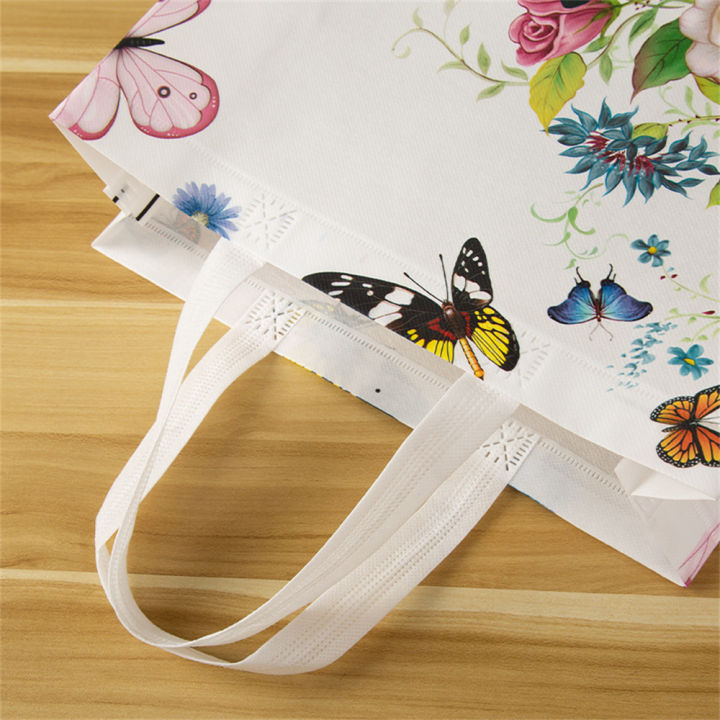 fashionable-tote-bag-storage-bag-for-shopping-waterproof-grocery-bag-foldable-reusable-pouch-non-woven-fabric-shopping-bag