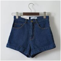 GCAROL New Summer Spring Women High Waist Denim Shorts Retro Old Mini Jeans Shorts Vintage High Street Basic Perfect Sexy Shorts