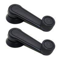 [HOT NNQJKYIYWHG 512] 2 Pcs Black Car Window Connect Winder Handle Crank Door Lever Handle Replacement Universal Car Accessories