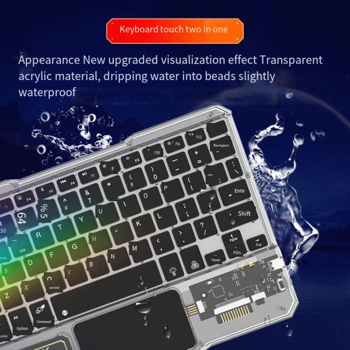 new-ipad-11in-bluetooth-keyboard-transparent-acrylic-esports-wireless-keyboard-suitable-for-apple-huawei-mate-xiaomi-oppovivo-tablet-keyboard
