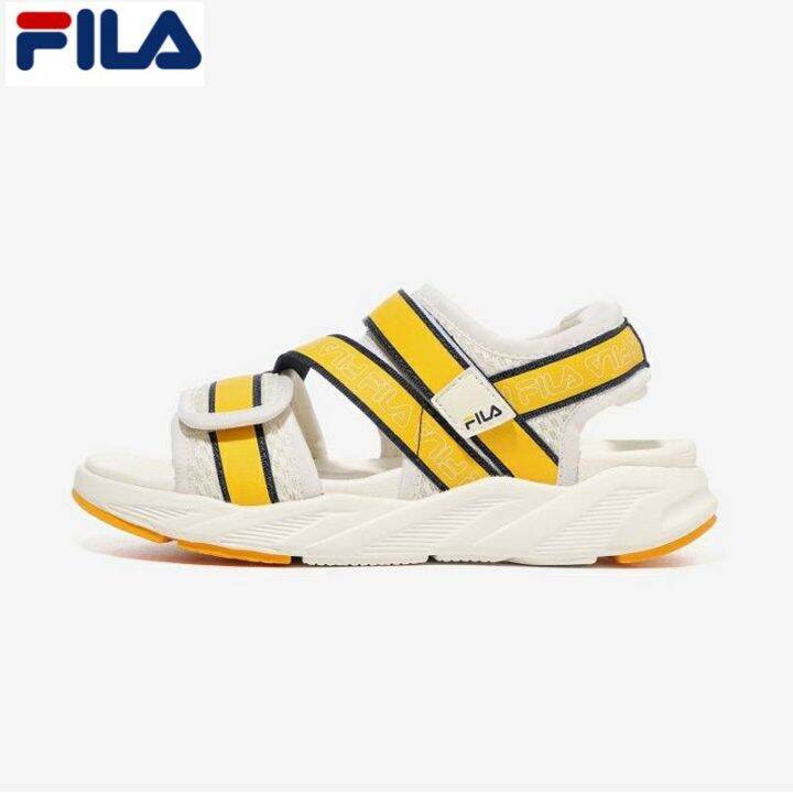 fila sandals kids yellow