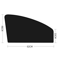 ที่บังแดดรถแม่เหล็กติดกระจกหน้าต่างด้านข้างผ้าคลุมรถมอเตอร์ไบค์แม่เหล็กแรงสูงแบบพกพาม่านบังแดดสีดำคลุมอุปกรณ์เสริมรถยนต์ม่านบังแดด