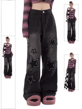 Xgoth Pear Shaped Body Shorts Punk Black Vintage Denim Shorts