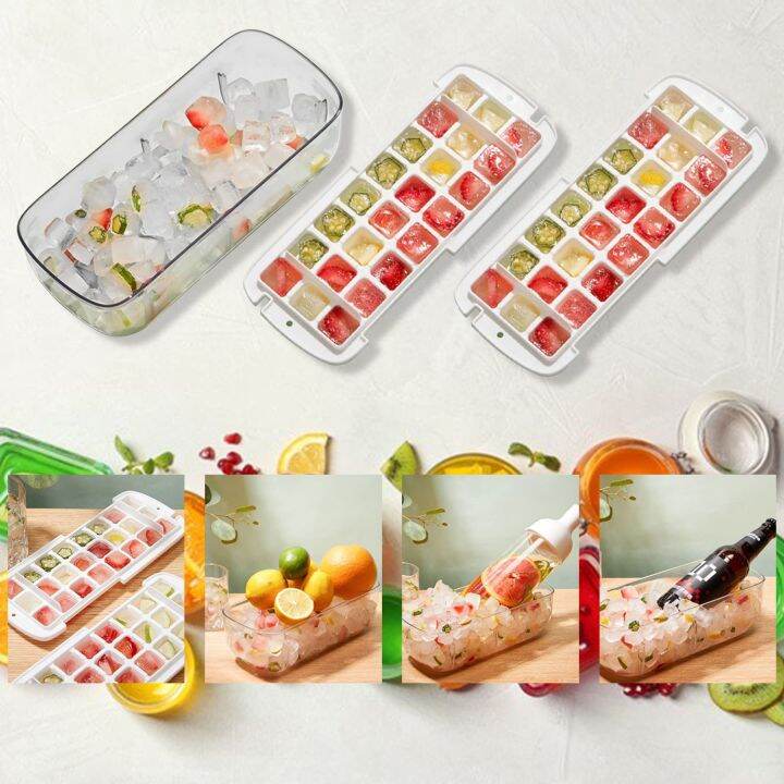 48 Mini Nugget Ice Cubes Makers Mold with lid and tray Lazada PH