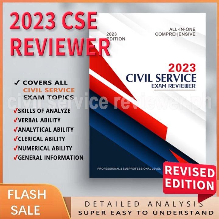 [Hot Sales]⊙ Cse Reviewer Civil Service Exam 2023 Edition Prof And ...