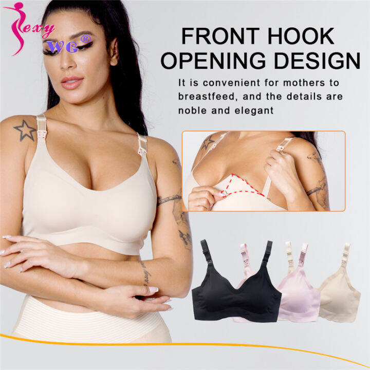 sexywg-comfort-pregnant-feeding-nursing-bras-pregnancy-clothe-wire-free-maternity-bra-tops-breastfeeding-bra-front-soft-stretchy