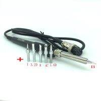 【hot】卍  1 set ESD Frequency Soldering Iron 6 Pin 90W Heating Core Handle 5PCS Tips BK2000A QUICK 203/203H