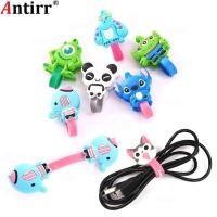 Multipurpose Cartoon Charger USB Cable Bobbin Winder Data line Protector Earphone Wire Cord Organizer Management fastener fixer Cable Management