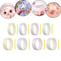 ♨☃ Glitter Blowable Bubble Tape Double-sided Adhesive Nano Tape For DIY Craft Pinch Toy Making Reusable Clear Sticky Ball Tape