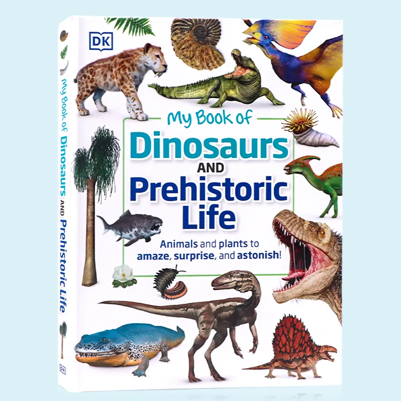 Book　Imported　English　Books　Prehistoric　of　Popular　Science　milumilu　Reading　and　English　Dinosaurs　Expansion　Extracurricular　than　My　Original　LifeChildren's　DK　Less　Book　Encyclopedia　Children's　Lazada