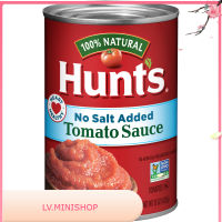 (แพ็ค2)No Salt Added Tomato Sauce Hunts 425 g/ซอสมะเขือเทศไม่ใส่เกลือ Hunts 425 ก