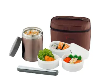 Tiger Thermal Bento Lunch Box Black LWY-E461-K