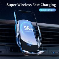 【Aishang electronic】「Aishang electronic」30W CarCharger แม่เหล็กอัตโนมัติ Mountholder สำหรับ IPhoneXiaomi เหนี่ยวนำอินฟราเรด QICharging