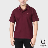 GALLOP :  COTTON POLO SHIRTS เสื้อโปโลผ้า Cotton รุ่น GP9059 สีแดงเลือดหมู / ราคาปรกติ 1290.-