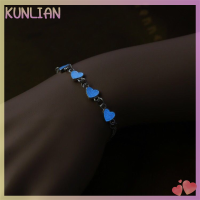 [KUNLIAN] สร้อยข้อมือรูปดาวเรืองแสงสำหรับกลางคืนสร้อยข้อมือเรืองแสงสำหรับเด็กผู้หญิงสายรัดข้อมือของขวัญสำหรับเด็ก