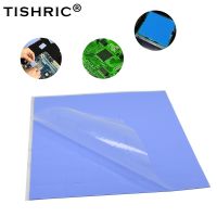 【LZ】▬▧  TISHRIC 100mmx100mmx0.5mm 1mm 1.5mm 2mm Thermal Pad Cut/Not Cut CPU Cooler Cooling Conductive Fan heatsink Silicone Pad