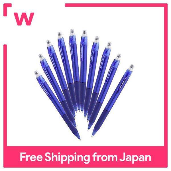 Mitsubishi Berry Rakubo Ballpoint Pen Refills - 0.5mm Red Ink, 10 Pack Oil-Based Refills