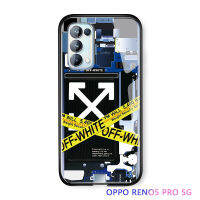 UCUC เคสโทรศัพท์เคสสำหรับ OPPO Reno 5 Pro 5G ปลอก Reno5 Pro Amazing เคสมือถือ เคสโทรศัพท์ เคส Boys โทรศัพท์ Exploratory รุ่น POP น้ำป้ายโลโก้กระจกเทมเปอร์ปลอกป้องกันเคสกันกระแทก