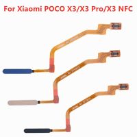 สายดิ้นปุ่มหน้าแรกสําหรับ Xiaomi POCO X3 Pro NFC ลายนิ้วมือ Flex Cable เซนเซอร์ Touch ID