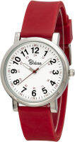 Blekon Original Nurse Watch for Medical Professionals and Students – Various Scrub Colors, Easy Read Dial, Military Time with Second Hand, Silicone Band, 3 ATM Water Resistant RED