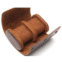 กล่องเก็บนาฬิกาแบบพกพากระเป๋าใส่นาฬิกากันฝุ่น Anti-Fall Travel Leather Storage Box