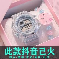 Electronic watch girl ins style college forest junior high school student Korean version sports trend luminous alarm clock