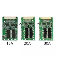 แผงบาลานเซอร์แบตเตอรี่ลิเธียม BMS 48V 13S 48V BMS 30A 20A 15A 18650ชุดแบตเตอรี่ชาร์จ PCB สำหรับแบตสำรองพลังงานแสงอาทิตย์