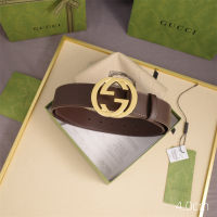 ▶ Ready Stock ◀ Original Mens Luxury Retro Simple Letter G Buckle Belt Monochrome Metal Buckle New Designer Leather Belt