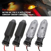 ☸สัญญาณเลี้ยว LED CB500X ไฟสำหรับฮอนด้า CB500F CBR 600RR 650F CB650F CRF250L CRF300L NC 700ตัวกะพริบไฟเลี้ยวมอเตอร์ไซด์