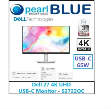 Dell 27 Inch 4K UHD Computer Monitor with USB-C Hub - S2722QC
