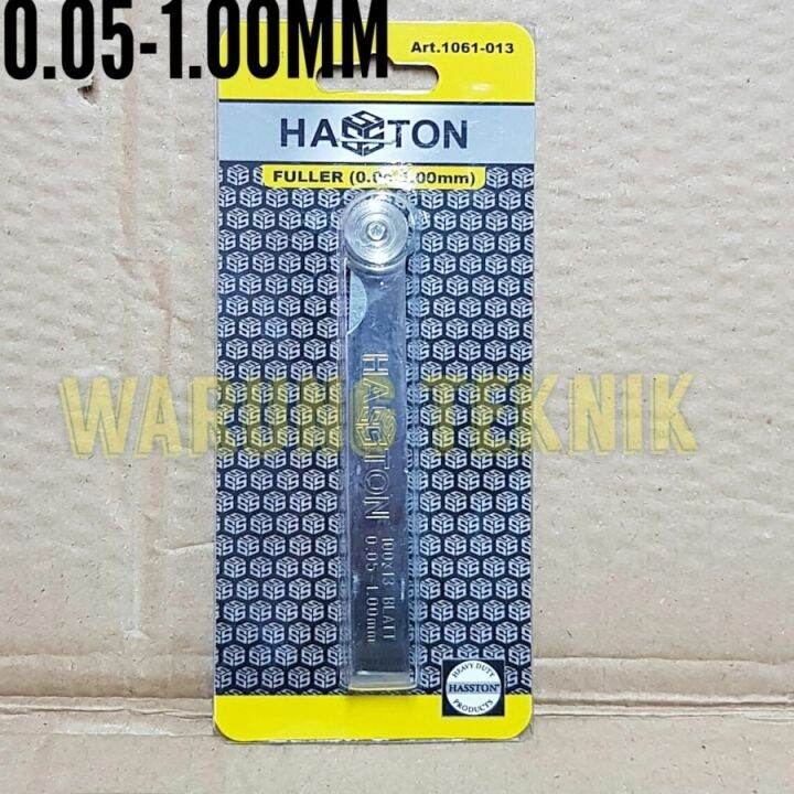 HASSTON THICKNESS GAUGE FULLER FILLER FEELER 13 BLADES UNTUK MOBIL