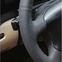 Black Steering Wheel Cover Artificial Leather Car Steering Wheel Cover for Volkswagen VW Passat B5 1996-2005 Golf 4 1998-2004