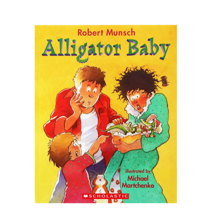 original-english-picture-book-alligator-baby-grandpa-munschs-story-telling-series-robert-munschs-humorous-and-funny-stories-large-format-childrens-english-enlightenment