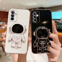 （A Boutique）โทรศัพท์กรณีสำหรับ OPPO A9 2020 A53ชุบนักบินอวกาศพับอ่อน TPU ฝาครอบ A15 A16 K A54 A74 A92S A72 A5S A31 A8